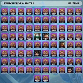 💜 SMITE 2 Twitch Drops 🧙‍♂️ Sept Week 3! [Total 82 Items]