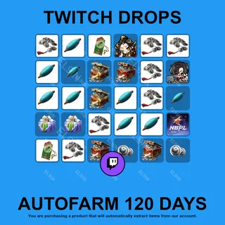 ✪💜【NARAKA: BLADEPOINT】Twitch Drops ✪ Automatic farming 120 days
