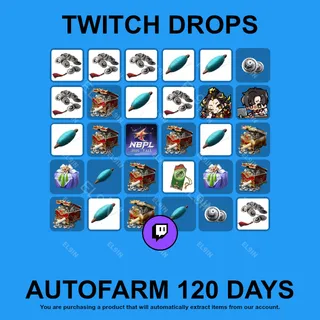 ✪🧨【NARAKA: BLADEPOINT】Twitch Drops ✪ Automatic farming 120 days
