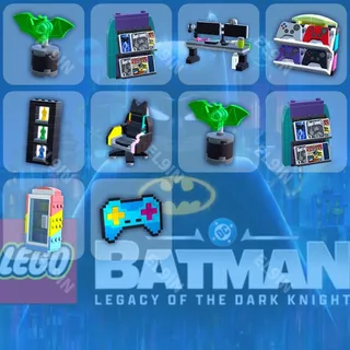 💜 LEGO Batman: Legacy of the Dark Knight Twitch Drops ⚡️ Mayhem Collection - DC [Total 10 Items]