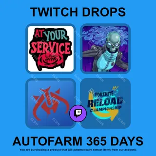 ✪👑【Fortnite】Twitch Drops ✪ Automatic farming 365 days