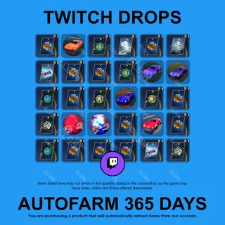 ✪🧙‍♂️【Rocket League】Twitch Drops ✪ Automatic farming 365 days