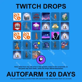 ✪⚡️【Overwatch 2】Twitch Drops ✪ Automatic farming 120 days