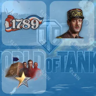 👑 World of Tanks Twitch Drops 👑 Bastille Day [Total 3 Items]