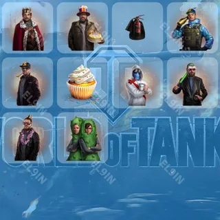 ❤️ World of Tanks Twitch Drops ❤️ Anniversary Store #6 [Total 10 Items]
