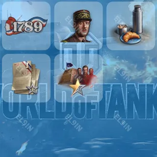 🌌 World of Tanks Twitch Drops ⚡️ Vive la France! [Total 5 Items]