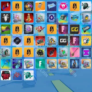 👑 Fortnite Twitch Drops 🧨 Ironmouse x Fortnite  [Total 51 Items]