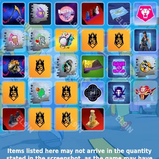 🌐 Fortnite Twitch Drops 🧙‍♂️ King's League [Total 28 Items]