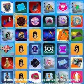 👑 Fortnite Twitch Drops 👑 King's League [Total 36 Items]