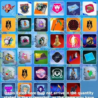 🧙‍♂️ Fortnite Twitch Drops 💜 King's League [Total 35 Items]