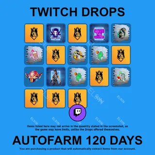 ✪👑【Fortnite】Twitch Drops ✪ Automatic farming 120 days