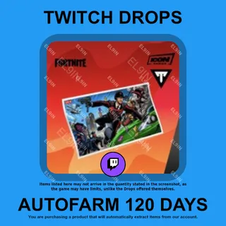 ✪💎【Fortnite】Twitch Drops ✪ Automatic farming 120 days