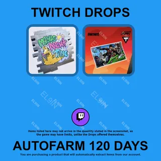 ✪🧨【Fortnite】Twitch Drops ✪ Automatic farming 120 days