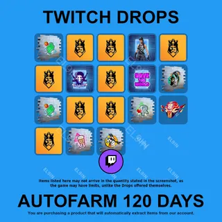 ✪✅【Fortnite】Twitch Drops ✪ Automatic farming 120 days