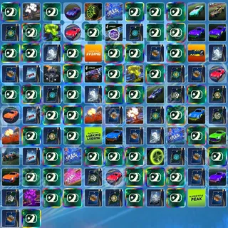 🌐 Rocket League Twitch Drops 👑 RLCS LCQ [Total 112 Items]