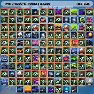 ✅ Rocket League Twitch Drops 👑 RL World Championship [Total 128 Items]