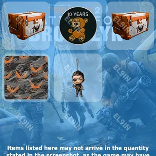 🌌 Tom Clancy's The Division 2 Twitch Drops 🌌 The Div2 10th Anniversary [Total 5 Items]