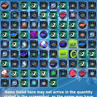 🧨 Rocket League Twitch Drops ⚡️ Rocket League Drop Rush  [Total 86 Items]