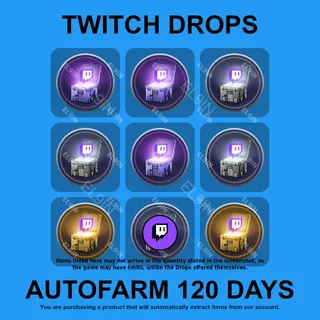 ✪💎【Escape from Tarkov】Twitch Drops ✪ Automatic farming 120 days