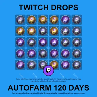 ✪❤️【Escape from Tarkov】Twitch Drops ✪ Automatic farming 120 days