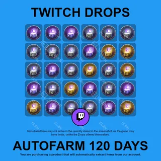 ✪👑【Escape from Tarkov】Twitch Drops ✪ Automatic farming 120 days