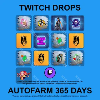 ✪🧨【Fortnite】Twitch Drops ✪ Automatic farming 365 days