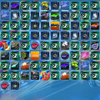🌌 Rocket League Twitch Drops 👑 RL x Jynxzi Drop Rush [Total 82 Items]