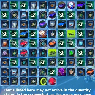 👑 Rocket League Twitch Drops 👑 Rocket League Drop Rush  [Total 86 Items]