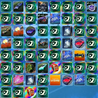 💜 Rocket League Twitch Drops ✅ RLCS 1v1 [Total 60 Items]