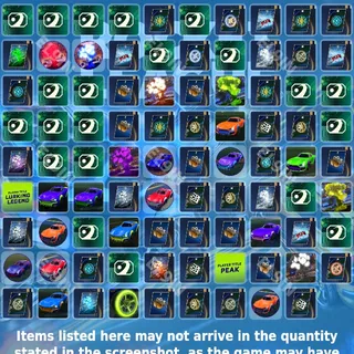 💎 Rocket League Twitch Drops 💜 Rocket League Drop Rush [Total 89 Items]