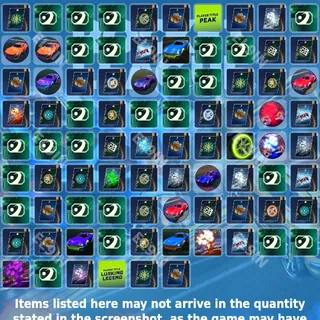 👑 Rocket League Twitch Drops 👑 Rocket League Drop Rush  [Total 86 Items]