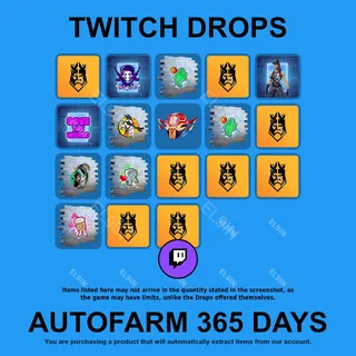 ✪💜【Fortnite】Twitch Drops ✪ Automatic farming 365 days