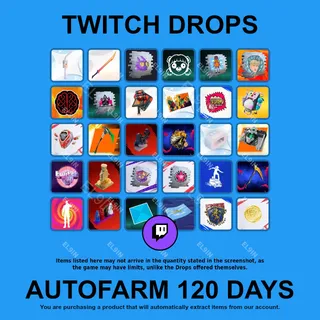 ✪🧨【Fortnite】Twitch Drops ✪ Automatic farming 120 days