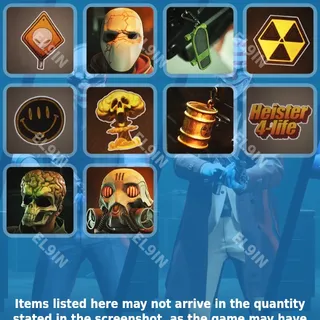 🌌 PAYDAY 3 Twitch Drops ❤️ 90s Themed Drops [Total 10 Items]