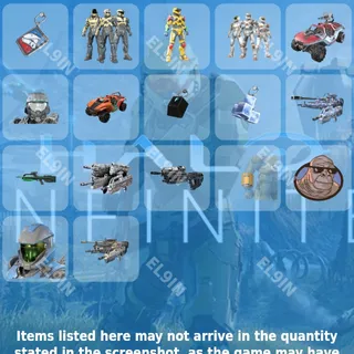 🌌 Halo Infinite Twitch Drops ❤️ Forge Customs Night-MAY13 [Total 17 Items]