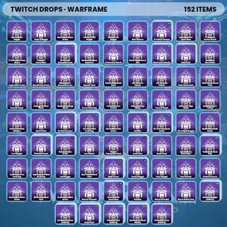 🌐 Warframe Twitch Drops ❤️ Emisión Tenno #350 Raid [Total 152 Items]