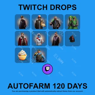 ✪🌐【World of Tanks】Twitch Drops ✪ Automatic farming 120 days