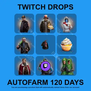 ✪💎【World of Tanks】Twitch Drops ✪ Automatic farming 120 days