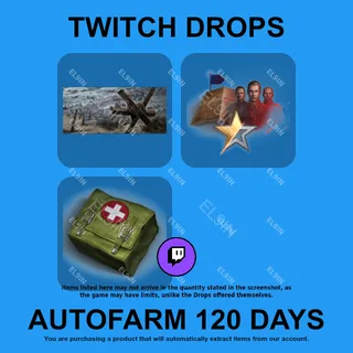 ✪✅【World of Tanks】Twitch Drops ✪ Automatic farming 120 days
