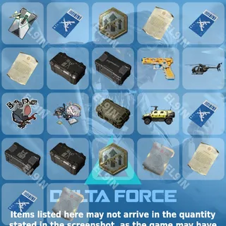 💎 Delta Force Twitch Drops 💜 Season Echo - Operations [Total 22 Items]