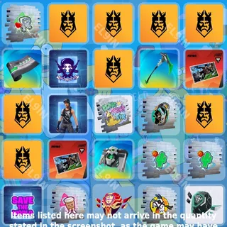 🧨 Fortnite Twitch Drops 👑 FNCS Major 1 Summit [Total 25 Items]