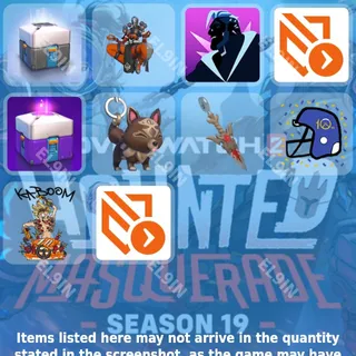 🧨 Overwatch 2 Twitch Drops 💜 OW 10th Anniversary Drops [Total 10 Items]