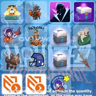 ✅ Overwatch 2 Twitch Drops 🧨 OW 10th Anniversary Drops [Total 15 Items]