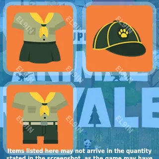 🧨 Super Animal Royale Twitch Drops ❤️ SAR Scout Drops [Total 3 Items]