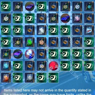 🌌 Rocket League ⚡️ Twitch Drops 🌌 Drop Rush x RLCS Weekend [Total 53 Items]