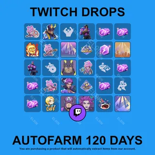 ✪✅【Marvel Rivals】Twitch Drops ✪ Automatic farming 120 days