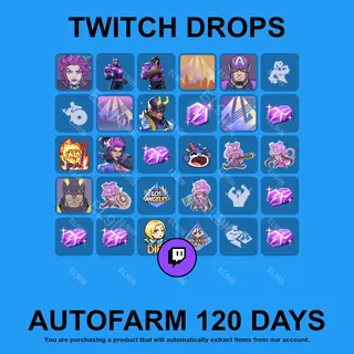 ✪⚡️【Marvel Rivals】Twitch Drops ✪ Automatic farming 120 days
