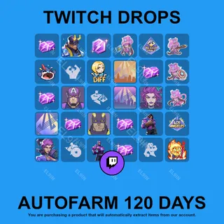 ✪⚡️【Marvel Rivals】Twitch Drops ✪ Automatic farming 120 days