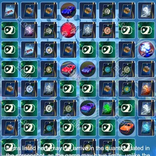 ✅ Rocket League 🧙‍♂️ Twitch Drops 🧙‍♂️ Drop Rush x RLCS Weekend [Total 63 Items]