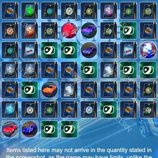 👑 Rocket League ✅ Twitch Drops ❤️ Drop Rush x RLCS Sunday [Total 52 Items]